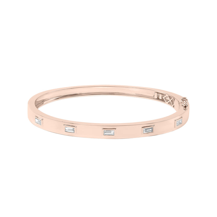 Diamond Baguette Bangle