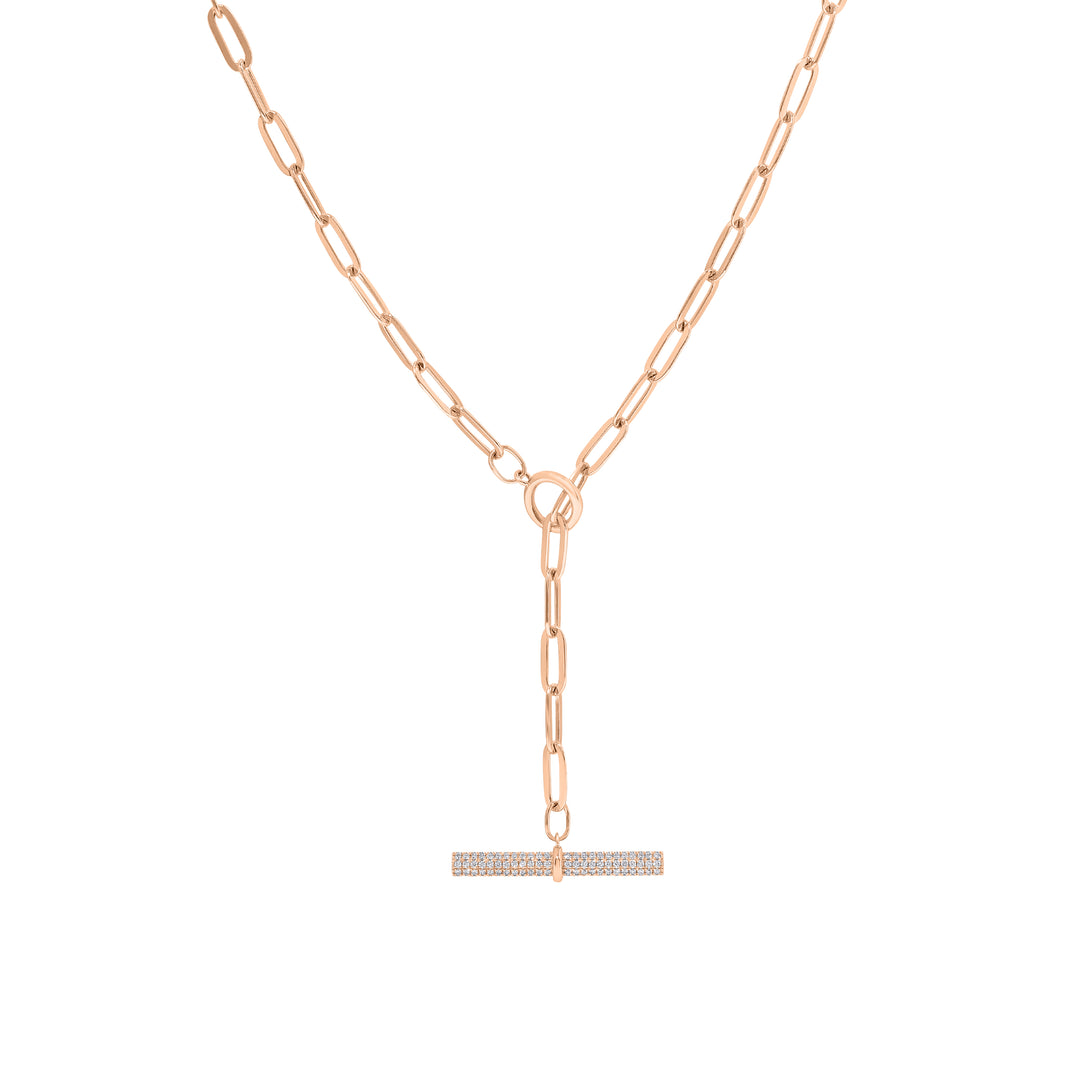 Links Lariat Necklace