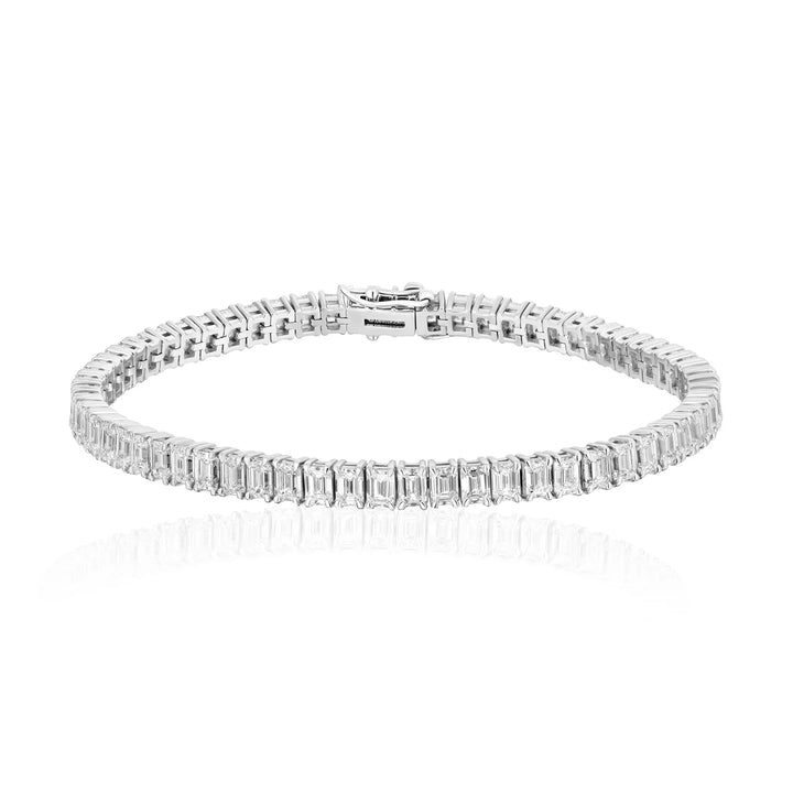 Emerald Cut Tennis Bracelet