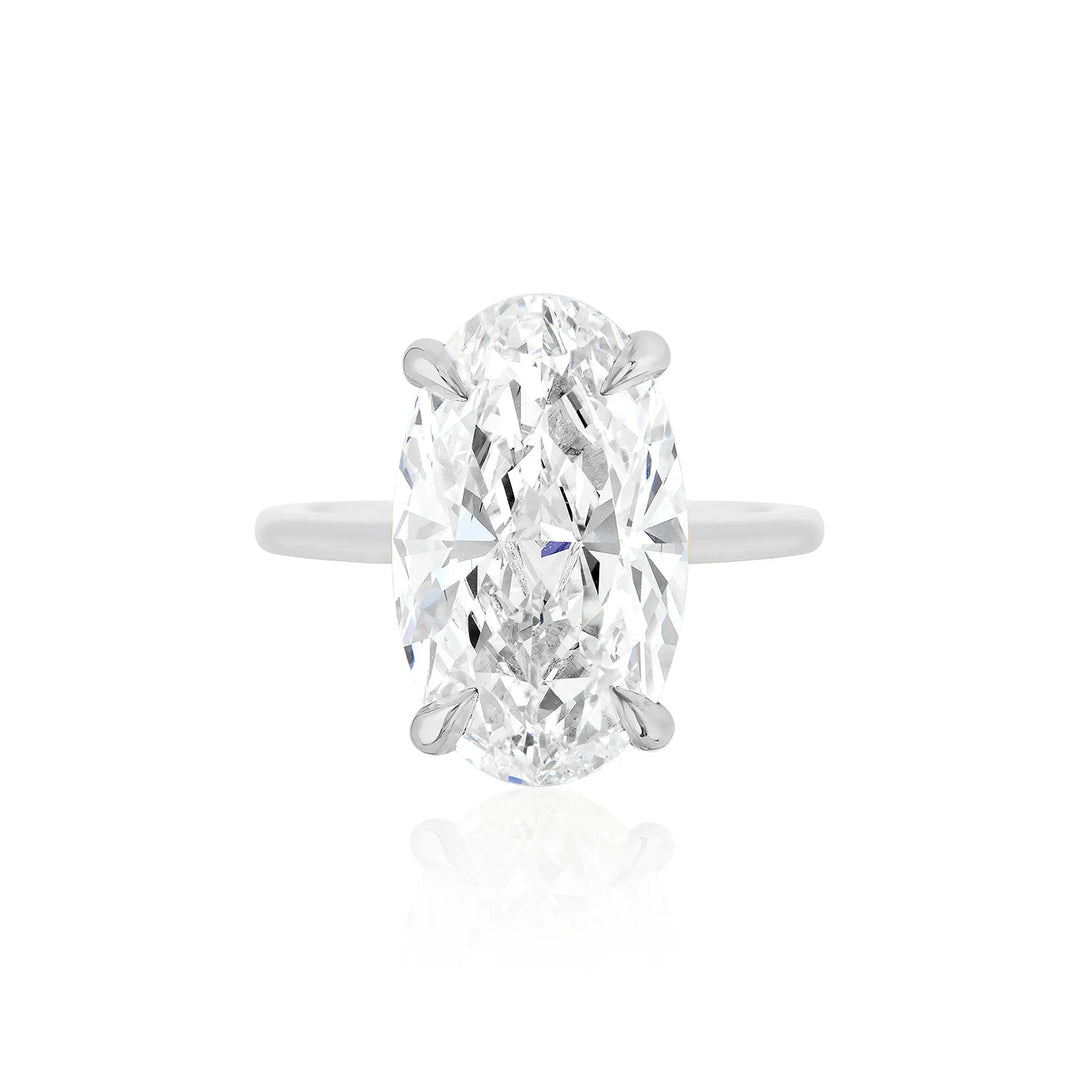 Oval Cut Solitaire Engagement Ring