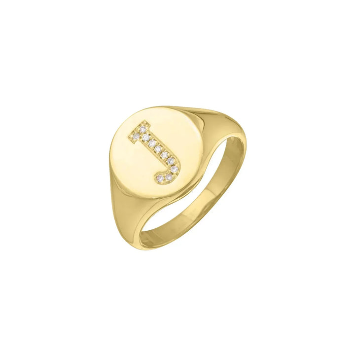 J named diamond ring