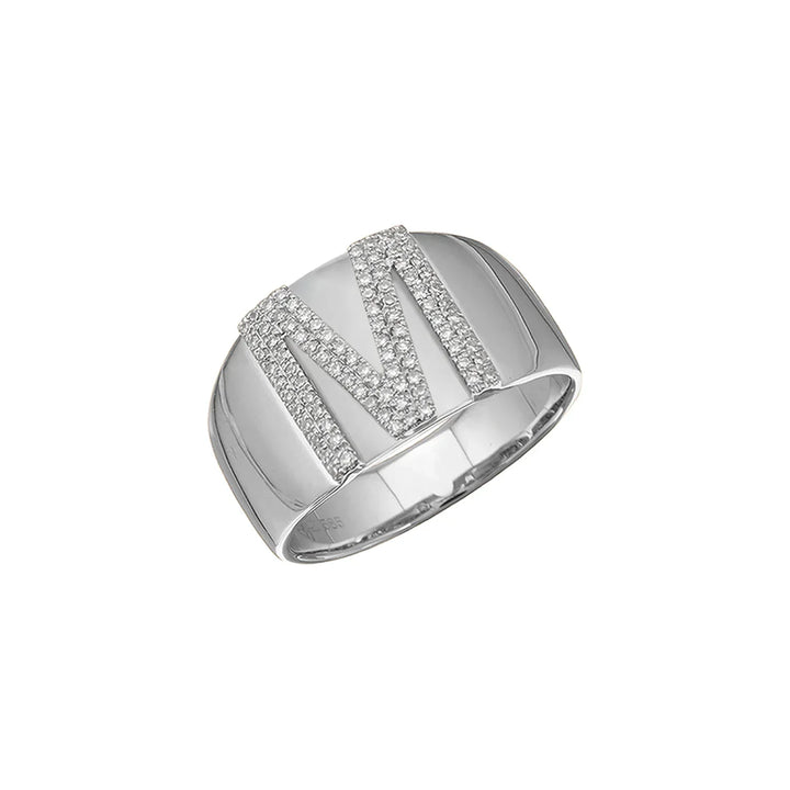 Initial Pavé Ring