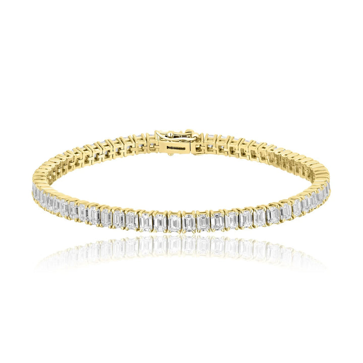 Emerald Cut Tennis Bracelet