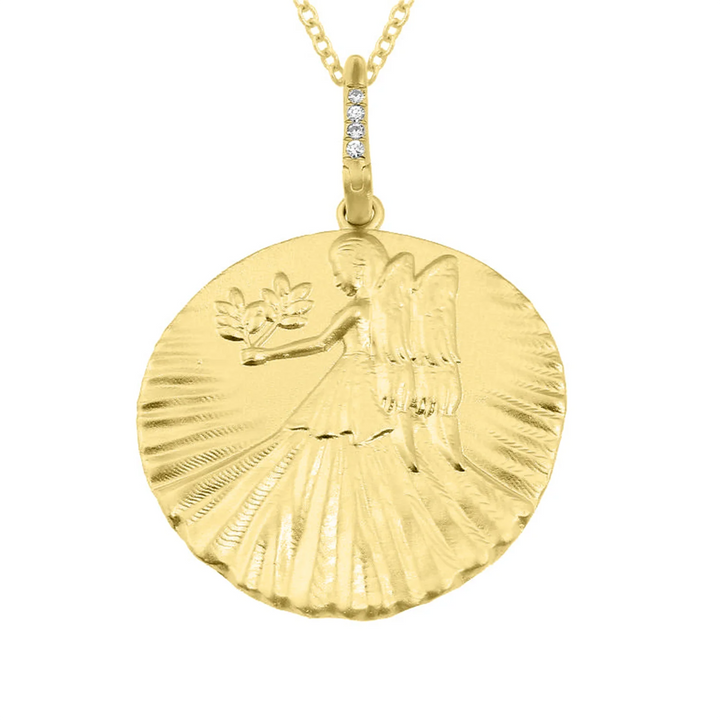 Gold Zodiac Diamond Necklace