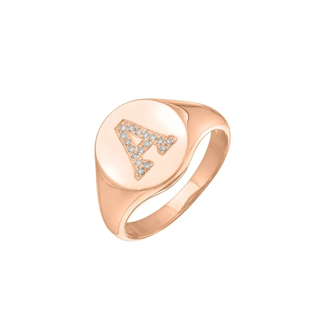 A named diamond ring