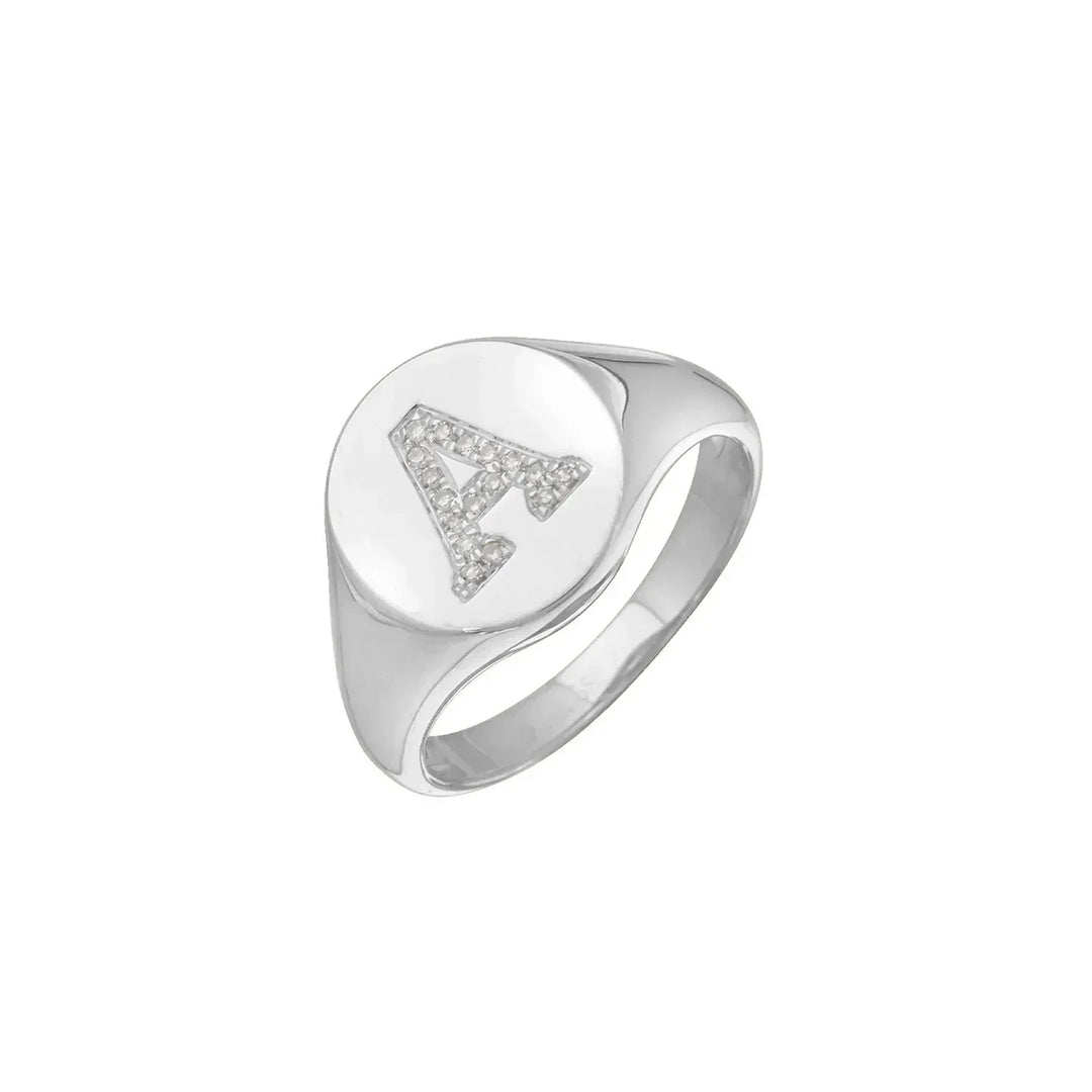 Initial Signet Ring