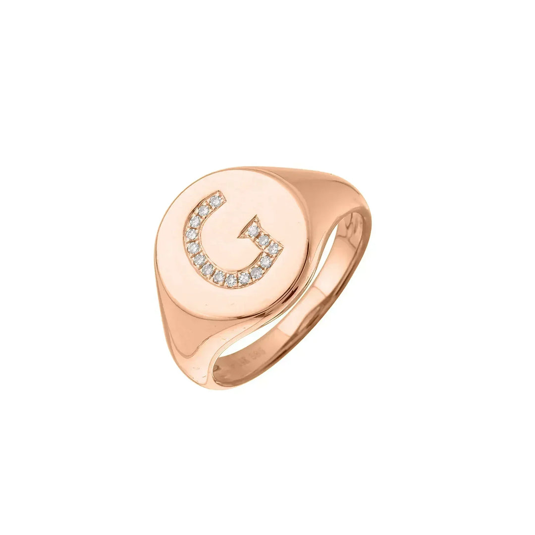 Diamond ring  for G initial