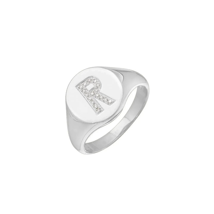 Diamond ring  for a person whose name start with R