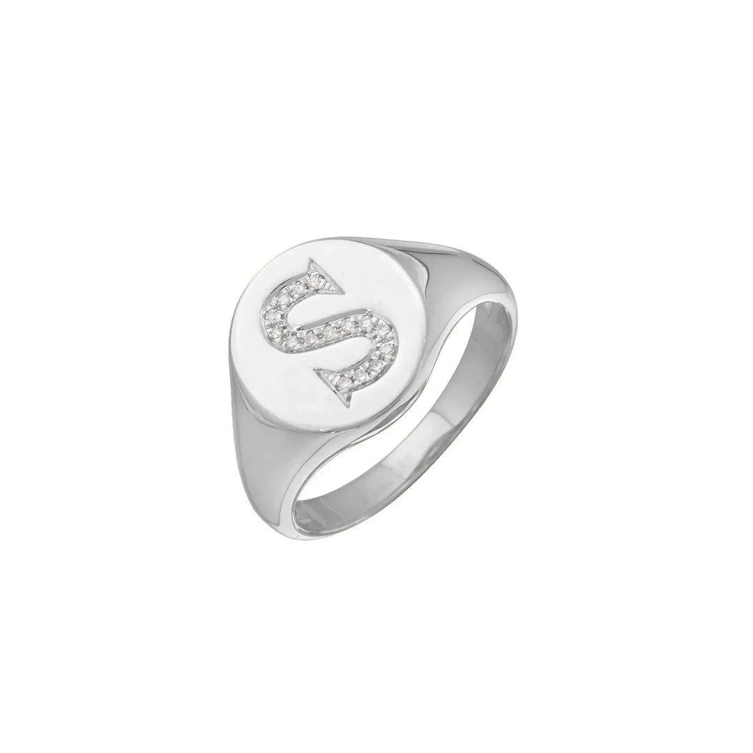 S silver color Diamong ring