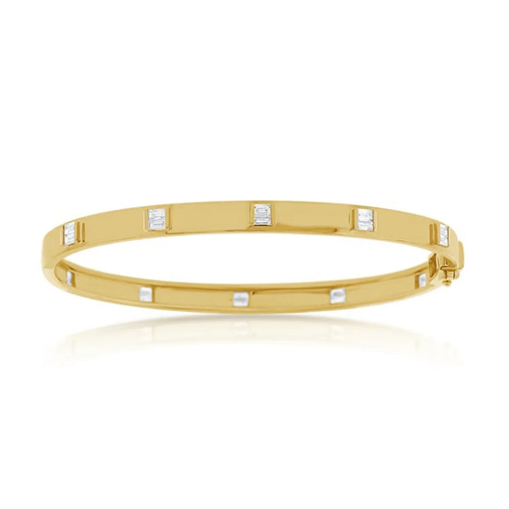 Double Layer Baguette Bangle