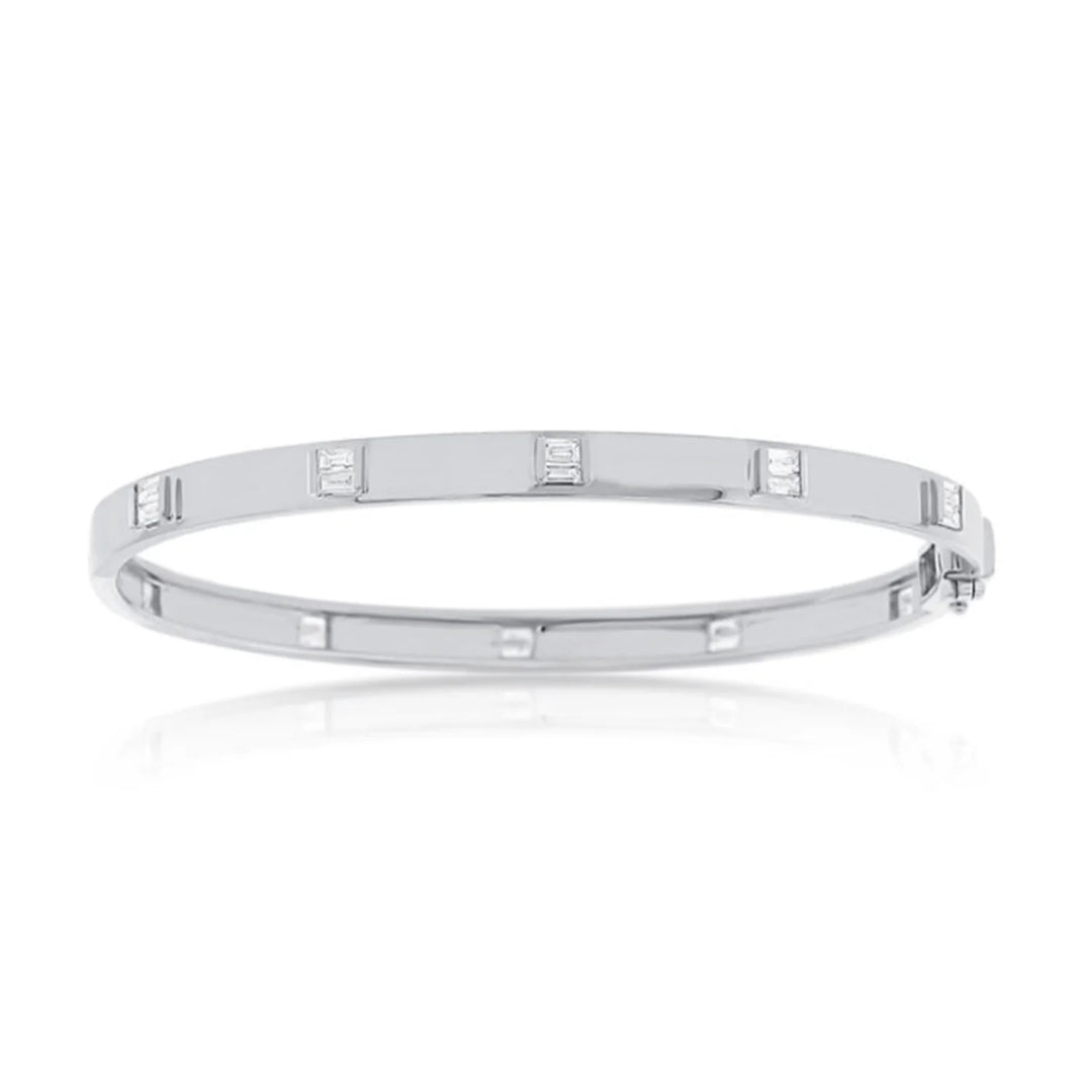 Double Layer Baguette Bangle