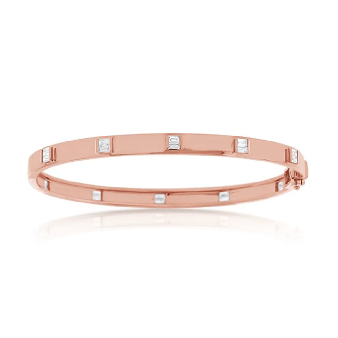 Double Layer Baguette Bangle