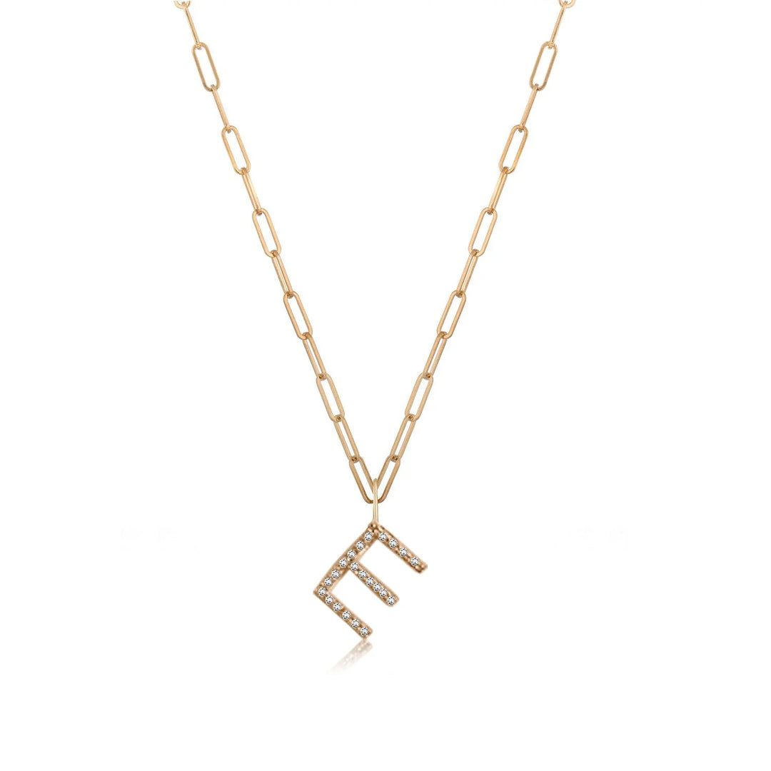 Paperclip Letter Necklace