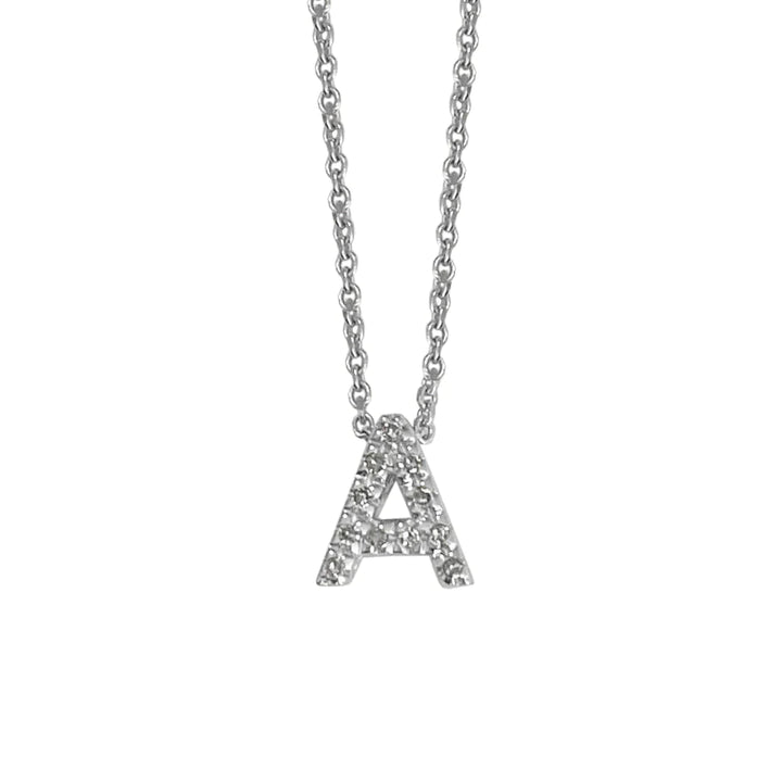 Initial Diamond Necklace