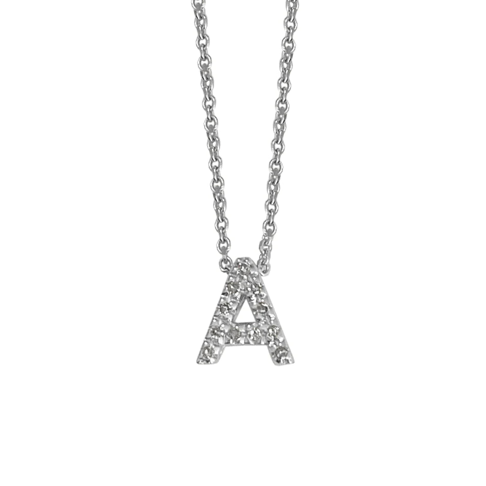 Initial Diamond Necklace