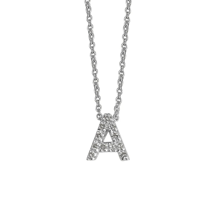 Initial Diamond Necklace