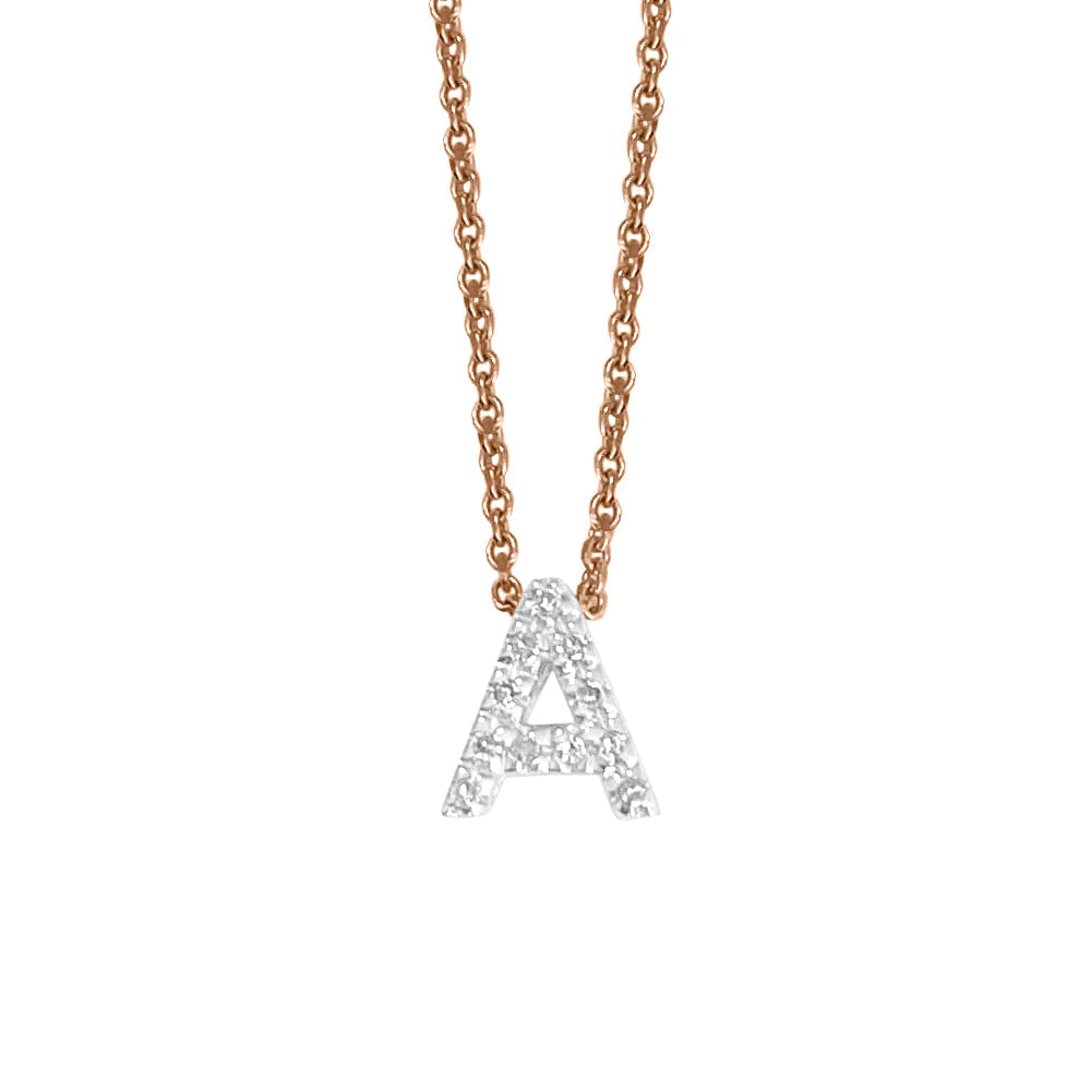 Initial Diamond Necklace