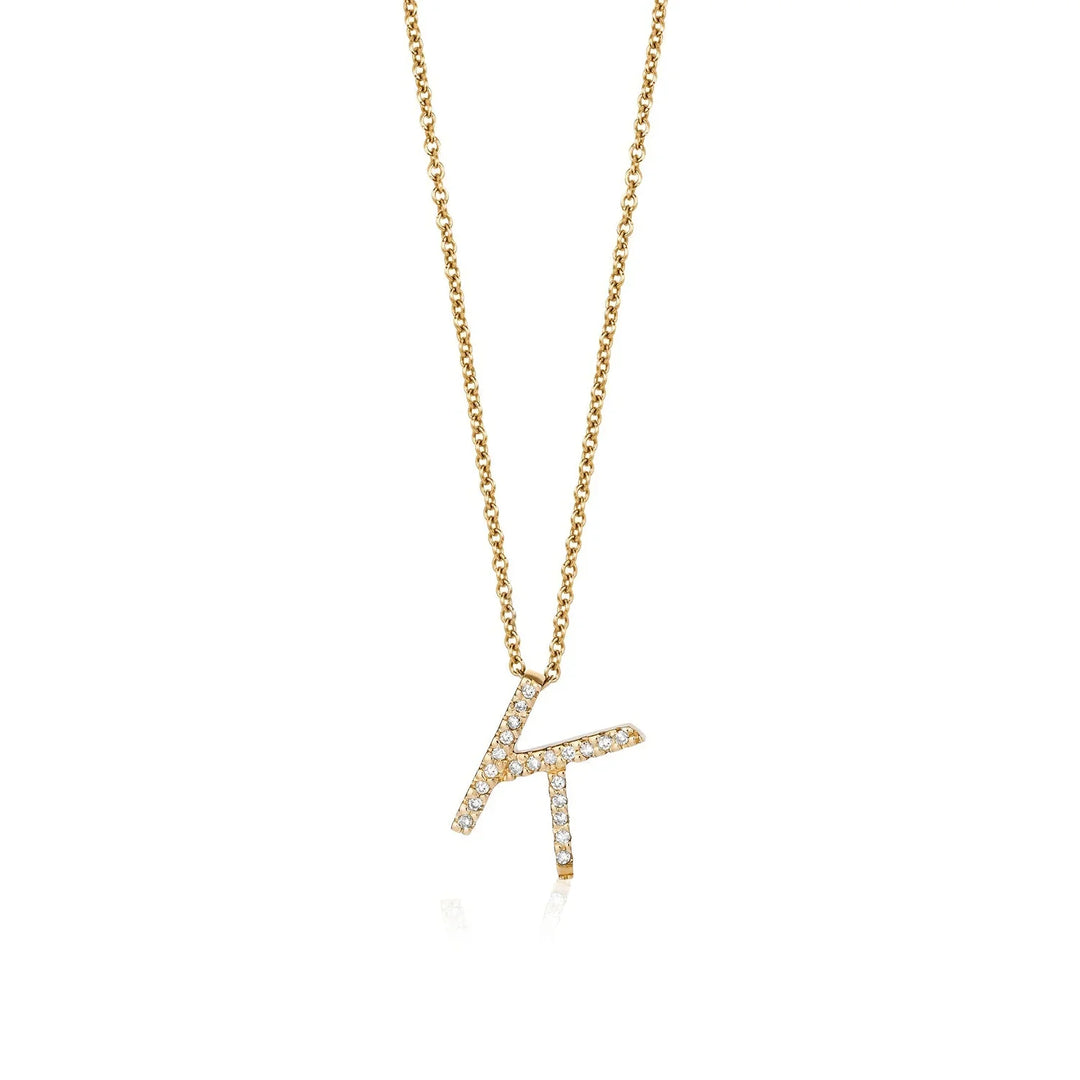 Initial Diamond Necklace