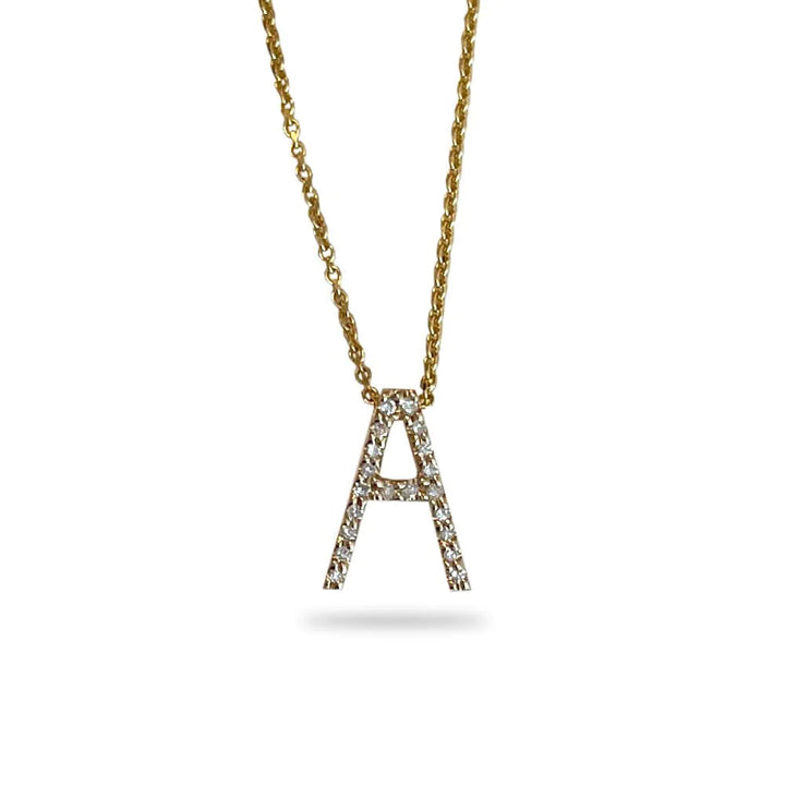 Initial Diamond Necklace