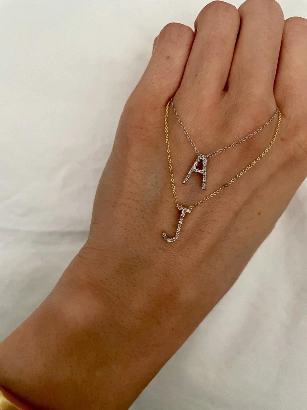 Initial Diamond Necklace