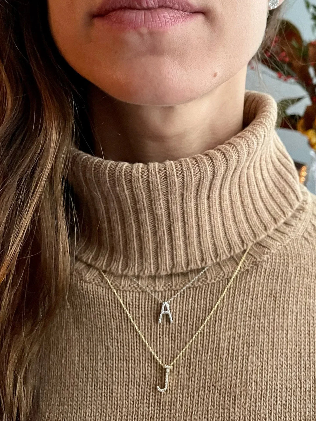 Initial Diamond Necklace