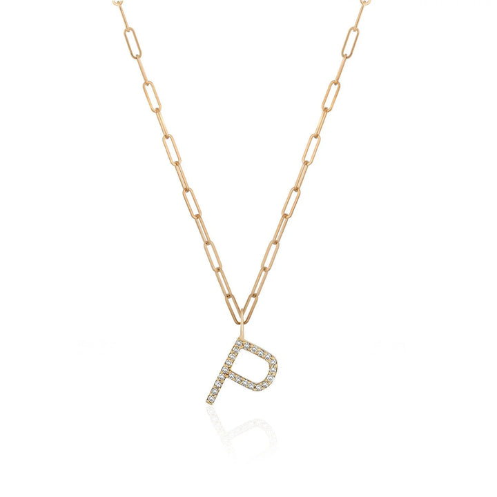 Paperclip Letter Necklace