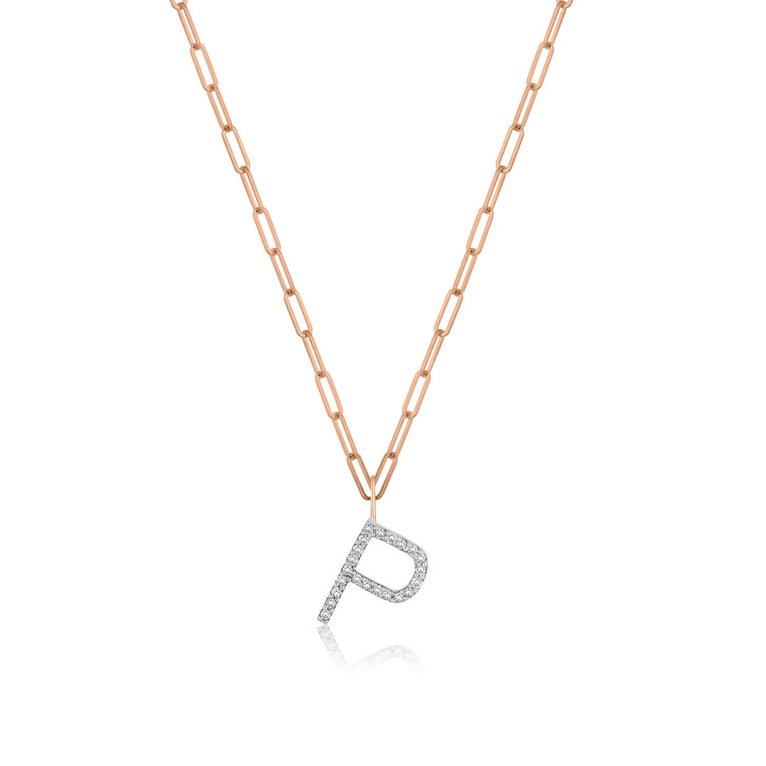 Paperclip Letter Necklace