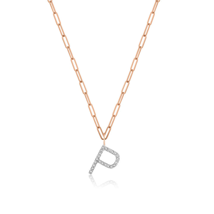 Paperclip Letter Necklace