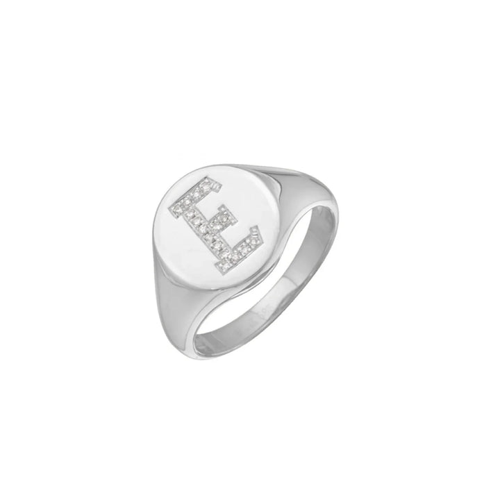 Diamond Ring for E Name persons